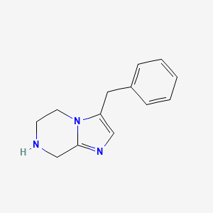 3-benzyl-5H,6H,7H,8H-imidazo[1,2-a]pyrazine