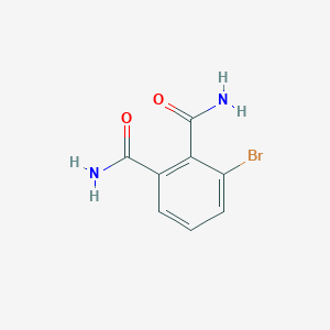 molecular formula C8H7BrN2O2 B6612903 3-bromobenzene-1,2-dicarboxamide CAS No. 1935229-08-5