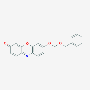 molecular formula C20H15NO4 B6612910 7-[(benzyloxy)methoxy]-3H-phenoxazin-3-one CAS No. 277309-32-7