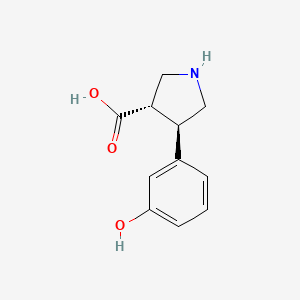 rac-(3R,4S)-4-(3-hydroxyphenyl)pyrrolidine-3-carboxylic acid