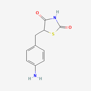 5-[(4-aminophenyl)methyl]-1,3-thiazolidine-2,4-dione