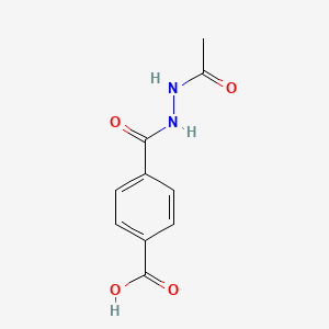 molecular formula C10H10N2O4 B6612984 4-[(2-Acetylhydrazinyl)carbonyl]benzoic acid CAS No. 67704-12-5