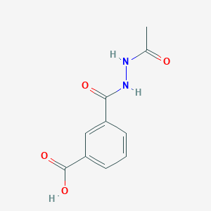 molecular formula C10H10N2O4 B6613002 3-[(2-Acetylhydrazinyl)carbonyl]benzoic acid CAS No. 67704-14-7