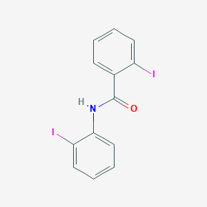 molecular formula C13H9I2NO B6613007 2-iodo-N-(2-iodophenyl)benzamide CAS No. 333349-66-9