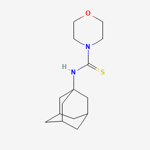 molecular formula C15H24N2OS B6613010 N-(1-Adamantyl)-4-morpholinethiocarboxamide CAS No. 57568-81-7