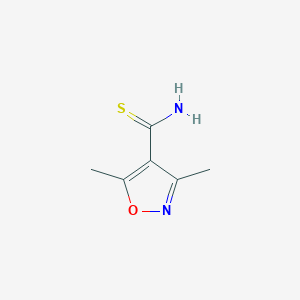 dimethyl-1,2-oxazole-4-carbothioamide