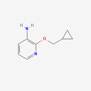B6613039 2-(cyclopropylmethoxy)pyridin-3-amine CAS No. 1019521-65-3
