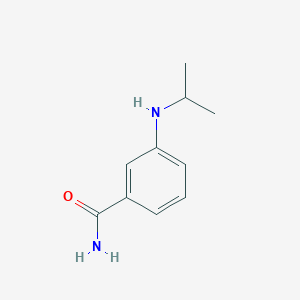 molecular formula C10H14N2O B6613064 3-[(Propan-2-yl)amino]benzamide CAS No. 646068-89-5