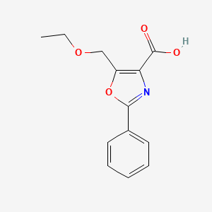 5-(ethoxymethyl)-2-phenyl-1,3-oxazole-4-carboxylic acid