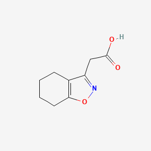2-(4,5,6,7-tetrahydro-1,2-benzoxazol-3-yl)acetic acid