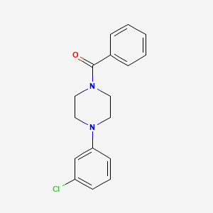 [4-(3-Chlorophenyl)piperazin-1-yl]-phenylmethanone