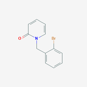molecular formula C12H10BrNO B6613199 N-(2-Bromobenzyl)-2(1H)-pyridone CAS No. 1753-63-5