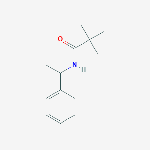 molecular formula C13H19NO B6613208 2,2-dimethyl-N-(1-phenylethyl)propanamide CAS No. 64528-63-8