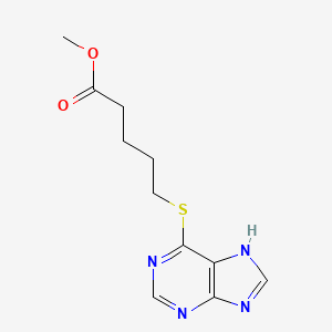 Methyl 5-(9H-purin-6-ylthio)pentanoate