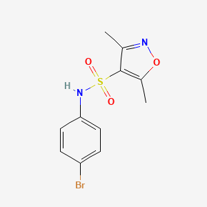 N-(4-Bromophenyl)-3,5-dimethyl-4-isoxazolesulfonamide