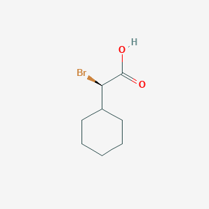 molecular formula C8H13BrO2 B6613232 (2R)-2-bromo-2-cyclohexylacetic acid CAS No. 929003-25-8