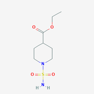 molecular formula C8H16N2O4S B6613245 1-磺酰基哌啶-4-羧酸乙酯 CAS No. 1094222-83-9