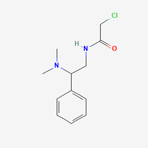 molecular formula C12H17ClN2O B6613256 2-chloro-N-[2-(dimethylamino)-2-phenylethyl]acetamide CAS No. 750599-04-3