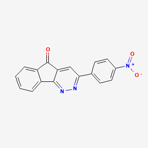 3-(4-nitrophenyl)-5H-indeno[1,2-c]pyridazin-5-one