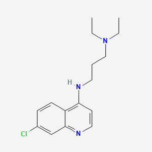 molecular formula C16H22ClN3 B6613273 AQ-13 free base CAS No. 32571-49-6