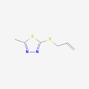 1,3,4-Thiadiazole, 2-methyl-5-(2-propenylthio)-