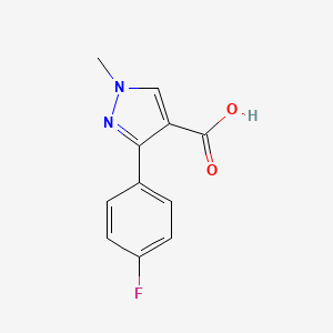 3-(4-fluorophenyl)-1-methyl-1H-pyrazole-4-carboxylic acid