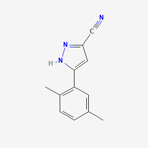 5-(2,5-dimethylphenyl)-1H-pyrazole-3-carbonitrile