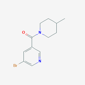 (5-Bromo-3-pyridinyl)(4-methyl-1-piperidinyl)methanone