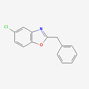 molecular formula C14H10ClNO B6613364 2-Benzyl-5-chloro-1,3-benzoxazole CAS No. 102394-34-3