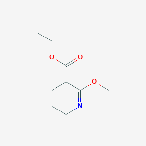 molecular formula C9H15NO3 B6613397 ethyl 2-methoxy-3,4,5,6-tetrahydropyridine-3-carboxylate CAS No. 377082-44-5
