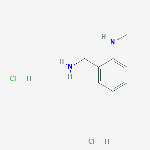 molecular formula C9H16Cl2N2 B6613425 2-(aminomethyl)-N-ethylaniline dihydrochloride CAS No. 197507-53-2