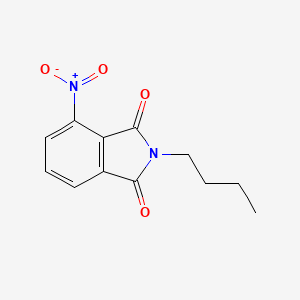 molecular formula C12H12N2O4 B6613440 1H-Isoindole-1,3(2H)-dione, 2-butyl-4-nitro- CAS No. 54395-36-7