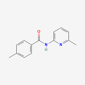 molecular formula C14H14N2O B6613466 Benzamide, 4-methyl-N-(6-methyl-2-pyridinyl)- CAS No. 62135-67-5