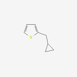 molecular formula C8H10S B6613478 2-(cyclopropylmethyl)thiophene CAS No. 1620453-82-8