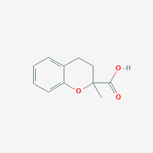 2-methyl-3,4-dihydro-2H-1-benzopyran-2-carboxylic acid