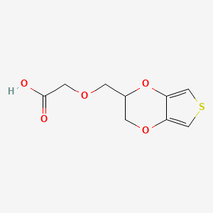 molecular formula C9H10O5S B6613512 2-({2H,3H-thieno[3,4-b][1,4]dioxin-2-yl}methoxy)acetic acid CAS No. 540803-67-6