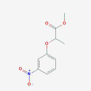 molecular formula C10H11NO5 B6613551 methyl 2-(3-nitrophenoxy)propanoate CAS No. 153472-79-8