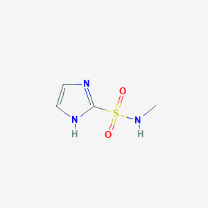 molecular formula C4H7N3O2S B6613587 N-methyl-1H-imidazole-2-sulfonamide CAS No. 1851649-14-3