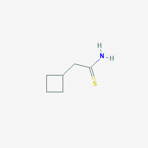 molecular formula C6H11NS B6613590 2-cyclobutylethanethioamide CAS No. 1468689-96-4