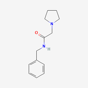 molecular formula C13H18N2O B6613594 1-Pyrrolidineacetamide, N-(phenylmethyl)- CAS No. 42175-93-9