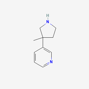 3-(3-methylpyrrolidin-3-yl)pyridine