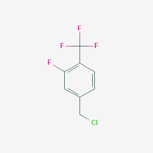 4-(chloromethyl)-2-fluoro-1-(trifluoromethyl)benzene