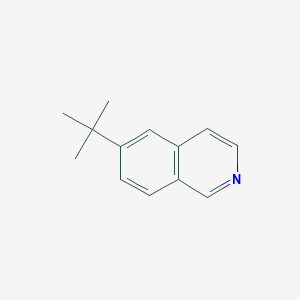 molecular formula C13H15N B6613647 6-叔丁基异喹啉 CAS No. 16955-87-6