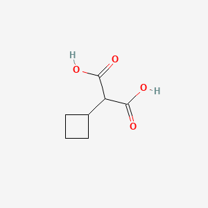 molecular formula C7H10O4 B6613659 2-cyclobutylpropanedioic acid CAS No. 4415-79-6