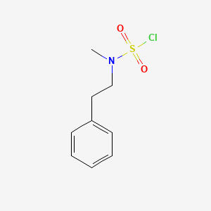 molecular formula C9H12ClNO2S B6613667 N-methyl-N-(2-phenylethyl)sulfamoyl chloride CAS No. 1349715-99-6