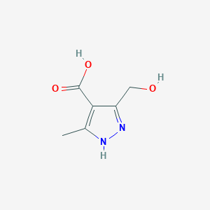 3-(hydroxymethyl)-5-methyl-1H-pyrazole-4-carboxylic acid