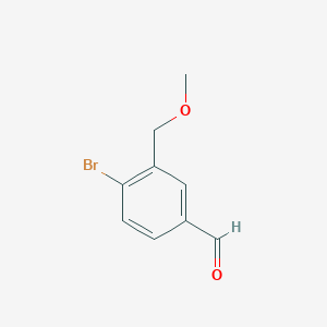 4-bromo-3-(methoxymethyl)benzaldehyde
