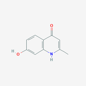 molecular formula C10H9NO2 B6613760 2-methylquinoline-4,7-diol CAS No. 90924-19-9