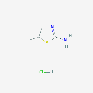 5-methyl-4,5-dihydro-1,3-thiazol-2-amine hydrochloride