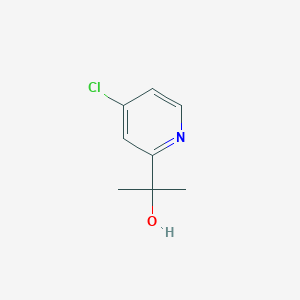 molecular formula C8H10ClNO B6613827 2-(4-chloropyridin-2-yl)propan-2-ol CAS No. 40472-76-2